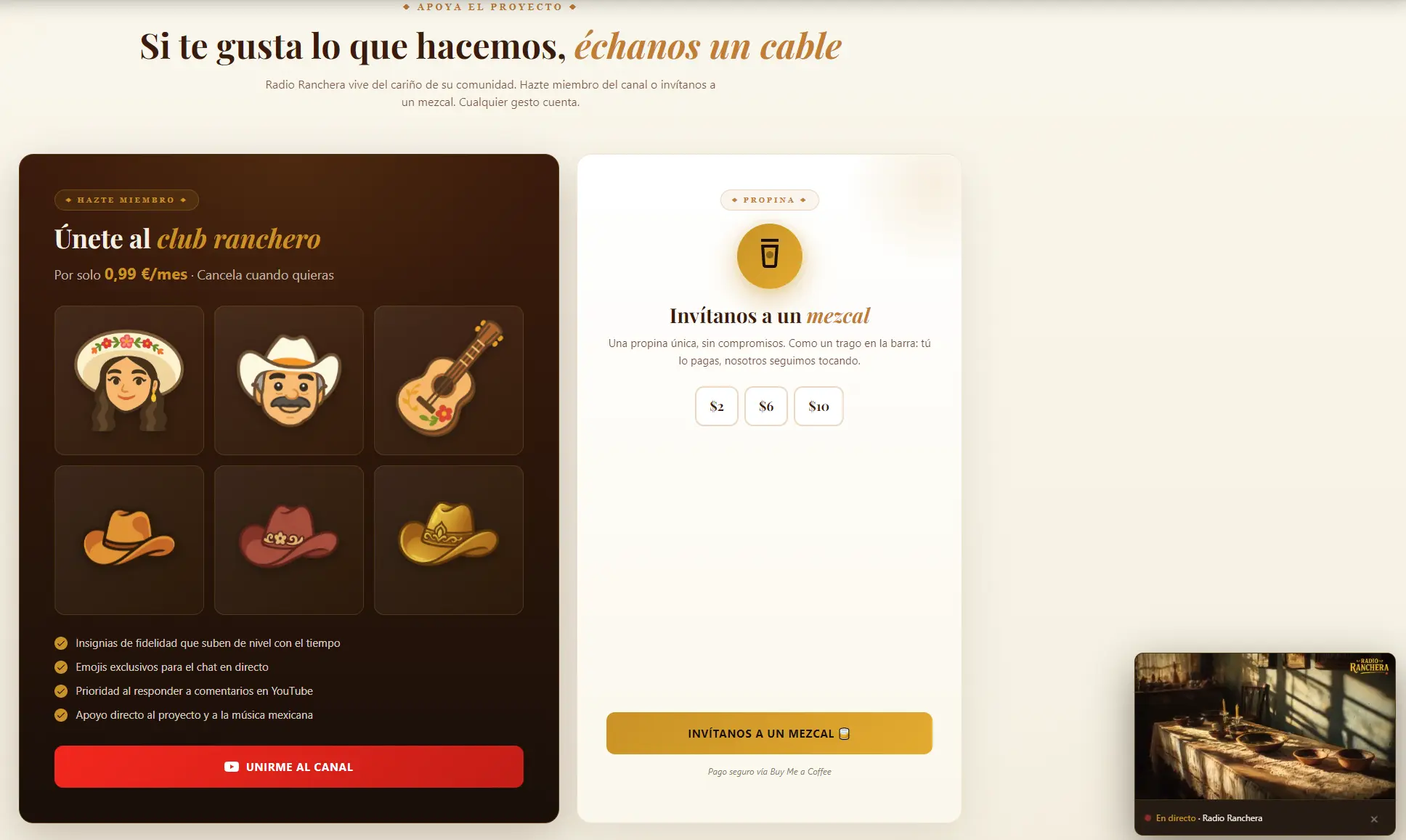 Radio Ranchera — Emisora de música ranchera